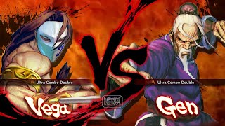 Ultra Street Fighter 4 - Vega Vs Gen [Hardest]