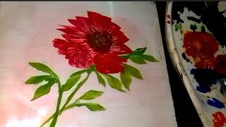 How to paint Flowers For Beginners