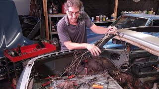 Episode 15 - 1986 Porsche 944 Turbo Restoration - Rear Wiring Harness, Latches, Sunroof Motor, etc