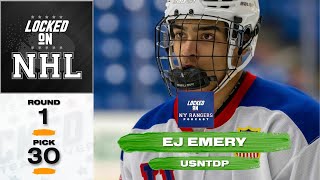 New York Rangers Draft EJ Emery in 2024 NHL Draft