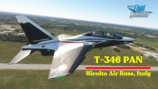 New Freccia Tricolore T-346 PAN - Short flight over Rivolto, Italy