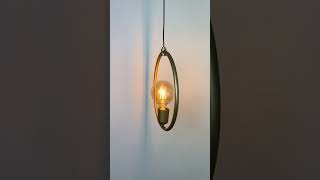 Olha só esse Lustre Pendente Industrial Luminária Para Quarto Sala Lavabo Redondo #luminaria #lustre