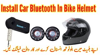 Install Car Bluetooth In Bike Halmet