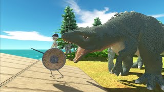 Escape from Gorosaurus Island | Animal Revolt Battle Simulator