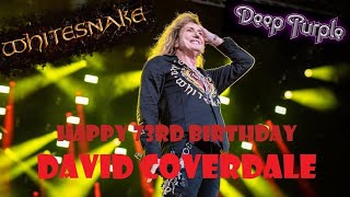 Happy 73rd Birthday David Coverdale