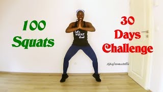 100 Squats For 30 Days Challenge