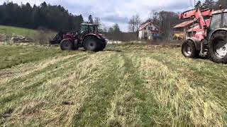 Massey Ferguson stuck in the mud