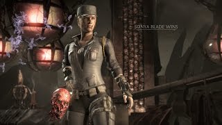 The evolution of Sonya Blade's FATALITIES (MK - MKX)