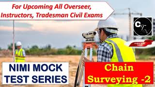 NIMI MOCK TEST SERIES/SECOND SEMESTER ITI DRAUGHTSMAN CIVIL/CHAIN SURVEYING /CIVIL ENGINEERING EXAMS