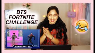 BTS FORTNITE DANCE CHALLENGE REACTION ♥ Jimmy Fallon