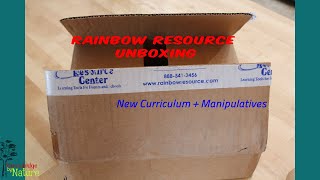 RAINBOW RESOURCES UNBOXING || NEW CURRICULUM + FUN MANIPULATIVES || HOMESCHOOL RESOURCES