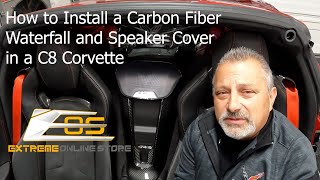 How to Install a Carbon Fiber Waterfall and Speaker Cover in a C8 Corvette