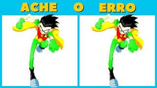 TOP QUIZ 🔝QUIZ JOVENS TITÃSs - Jogo Dos 7 Erros Educação Infantil - ACHE O ERRO  -  JOVENS TITÃS