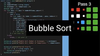 Bubble Sort Computer Science Algorithm #Shorts