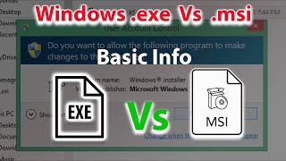 Exe vs Msi ? | Windows .exe மற்றும் Windows .msi ?