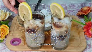 Lemonade air kelapa, jeli berherba yang berkhasiat (Nutritious lemonade coconut water, herbal jelly)