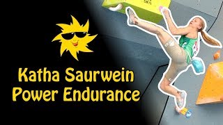 Katha Saurwein, Power Endurance | Sunday Sends