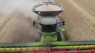 Claas Lexion 770 40 Ft Header Goole Fields Winter Wheat Harvest