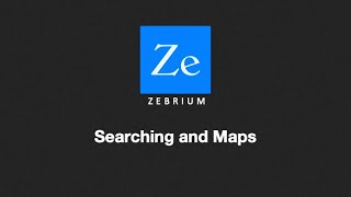 Searching and Maps