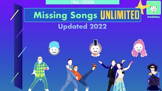 MISSING tracks in JUST DANCE UNLIMITED [UPDATED AND FINAL]