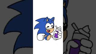 Sonic gets the Grimace shake!  #grimaceshake #sonicthehedgehog #sonicmemes #memes #meme #sonic