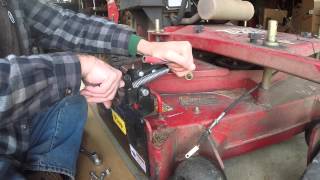 GrassFlap installation on a Walkbehind Mower