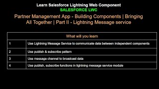 19.Salesforce LWC | Project | Partner Management App | Final Summary