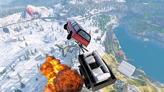 Epic High Speed Car Jumps #3 – BeamNG Drive