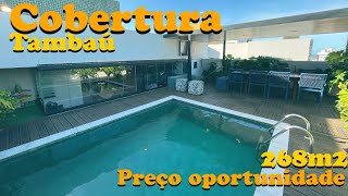 Cobertura 268m2 em Tambaú - João Pessoa/PB apenas R$1.150.000