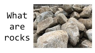 What are rocks made of