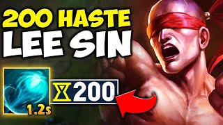 WHAT HAPPENS WHEN LEE SIN GETS 200 ABILITY HASTE! (IT LOOKS LIKE URF)