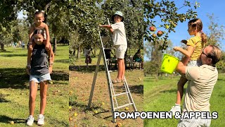 POMPOENEN & APPELS Plukken met de Kids! VLOG #197