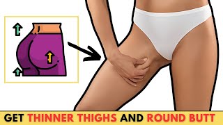 ➜ BUTT WORKOUT WITH NO WEIGHTS OR GYM EQUIPMENT ➜ THINNER THIGHS AND ROUND BUTT