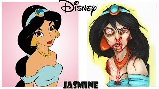 Disney Characters as Zombies