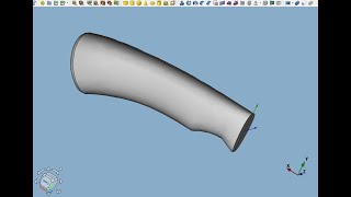 FreeCAD.#25. Рукоять ножа с помощью верстака "Изогнутые формы" (Curved Shapes)