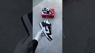 Nike Dunk High Panda Black White  #firstcopyshoes