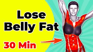 ➜ Defeat Your Donut Detriment - Lose Stubborn Belly Fat in 30 Minutes! STANDING Workout