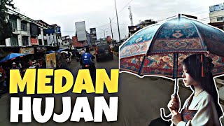 PAJAK DI MEDAN SEPI KARENA HUJAN PAGI HARI - IKUT RAON