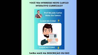 CARTÃO INTERATIVO  E CICLÁVEL DE CURRÍCULO PARA AUMENTAR SUA CHANCE DE EMPREGO-MODELO 7