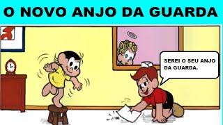 O NOVO ANJO DA GUARDA  😊🍓🍉  Gibis Narrados da Turma da Mônica