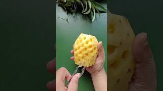 pineapple cutting skill & carving tricks 🍍🍍#shorts #youtubeshorts