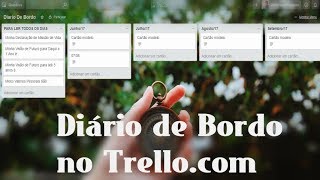 DIÁRIO DE BORDO NO TRELLO.com - PLANEJAMENTO COM JEFFERSON SIQUEIRA