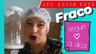 DICA TOP PRA FORTALECER SEUS GRÃOS DE KEFIR DE LEITE / Melhor com Saúde Kefir