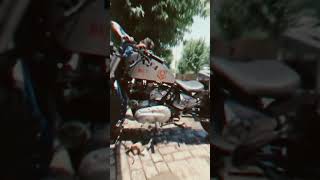 Royal Enfield modification| bullet modified | big tyres in bullet | grewal customs ludhiana| wide