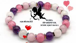 NASIL AŞIK OLUNUR? DOĞAL TAŞ AŞK BİLEKLİĞİ, KUNZİT DOĞAL TAŞ, PEMBE KUVARS, JADE, KADIN BİLEKLİĞİ