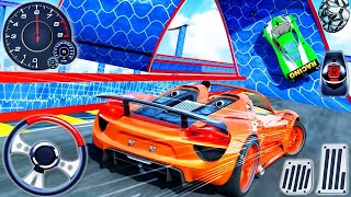 Us Impossible Gt Car Mega Ramp stunt driving simulator 3d Android gameplay 💯#carstunts