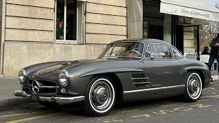 La FAMEUSE 300SL PAPILLON!!  Carspotting in Paris