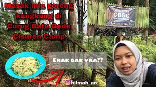 Part 1 - Masak Mie Goreng Kangkung di Curug Batu Gede Cisuren