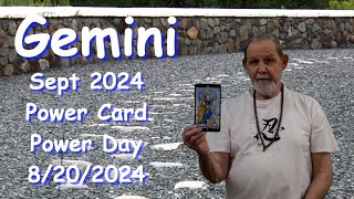 Gemini September 2024 Power Tarot Card and Power Star Day