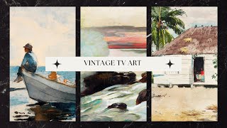 Vintage TV Art | Art For Your TV I Vintage Art Slideshow For Your TV I TV Art